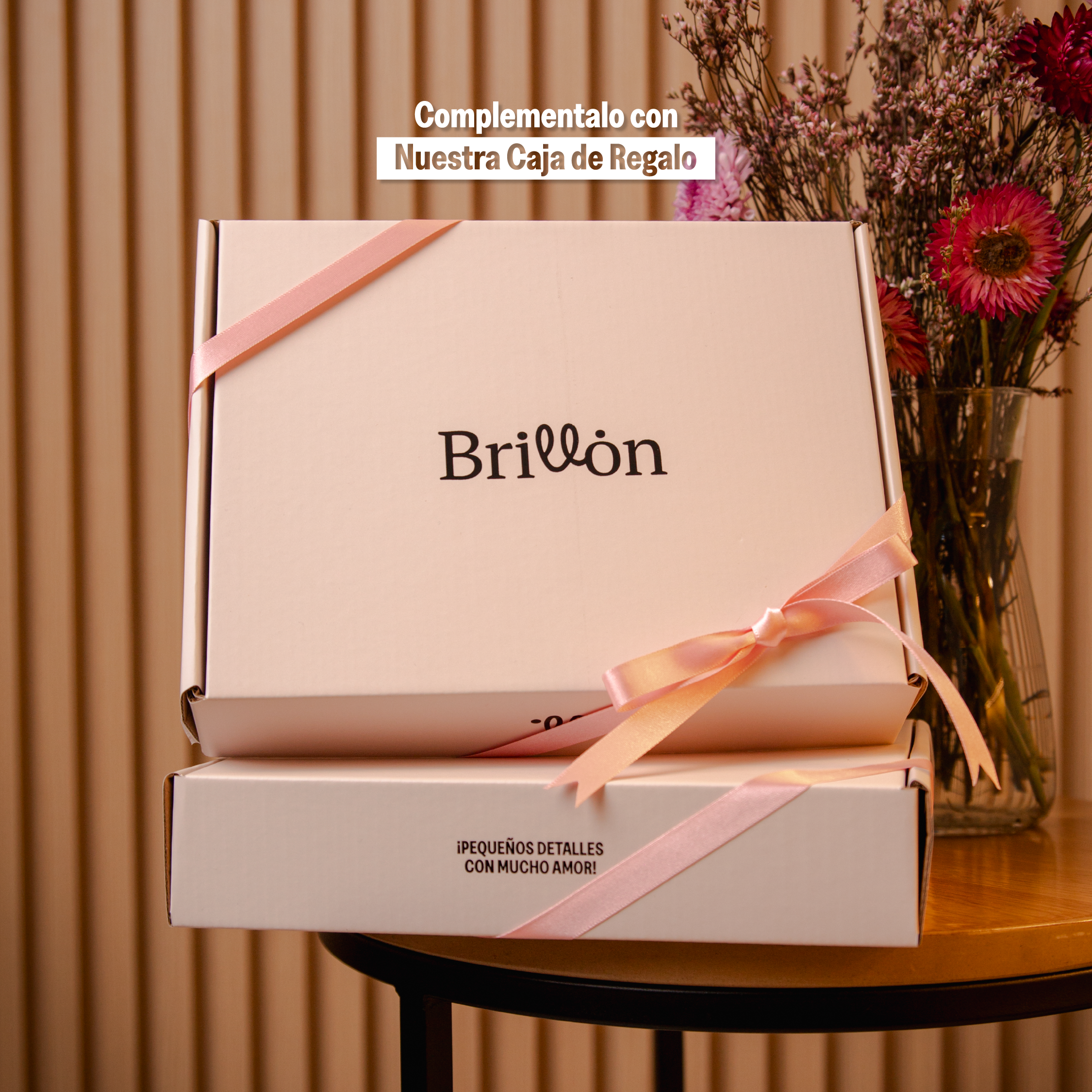 Lámpara Madera Arco de Flores