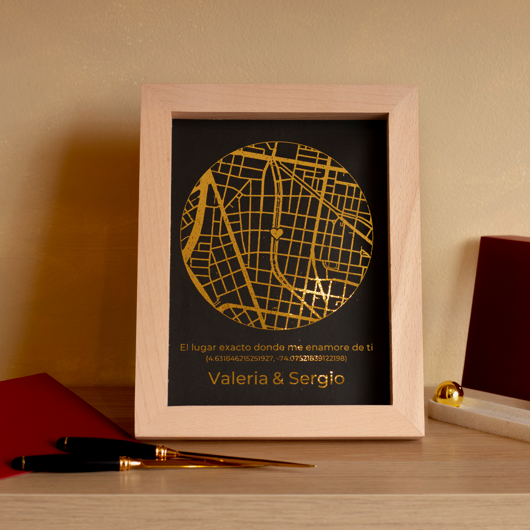 Marco Brillón Mapa pareja