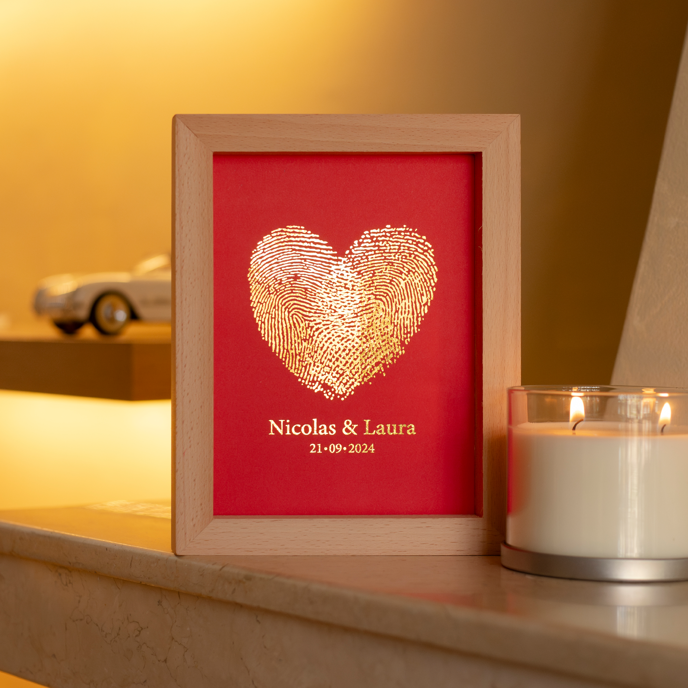 Marco Brillón Huellas Pareja