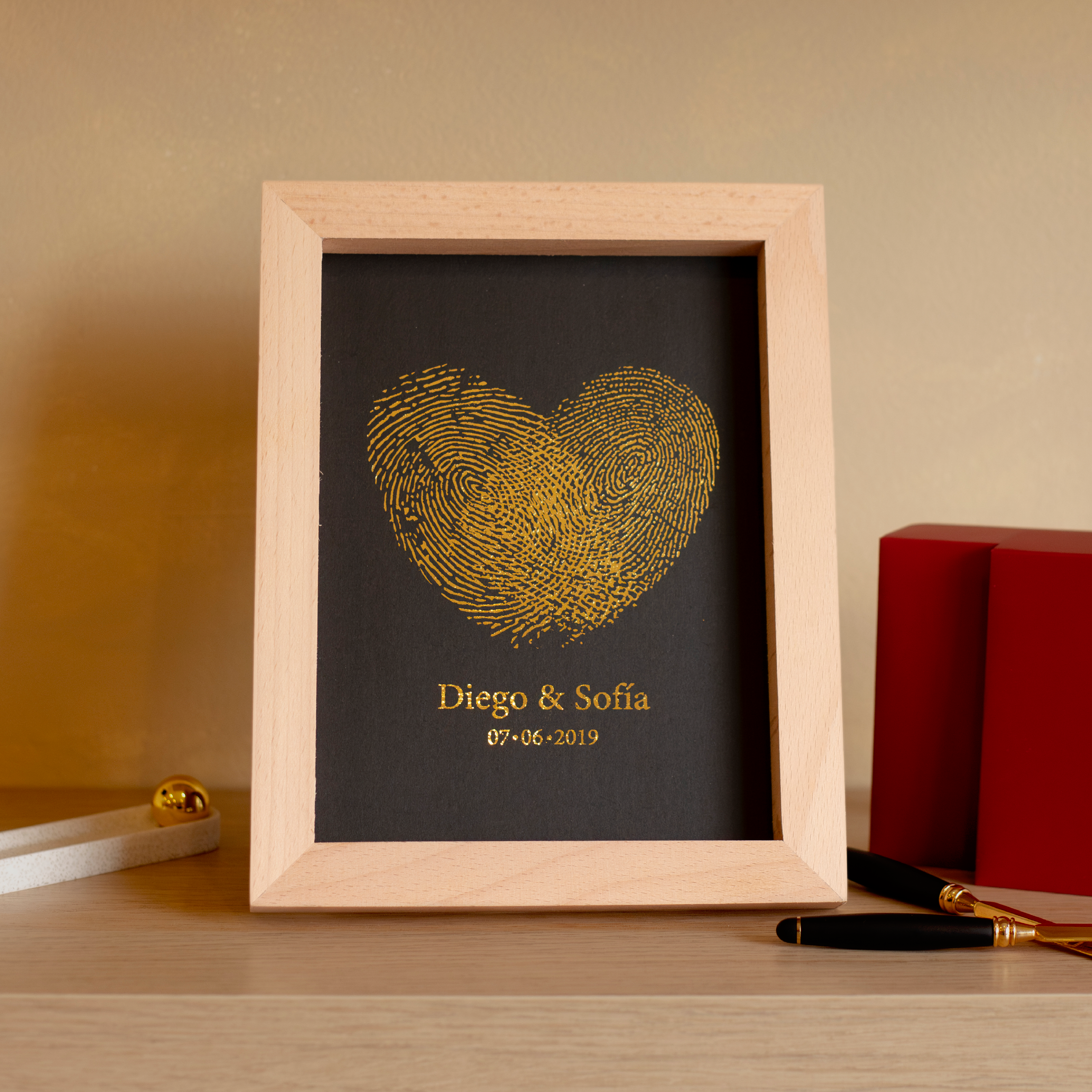 Marco Brillón Huellas Pareja