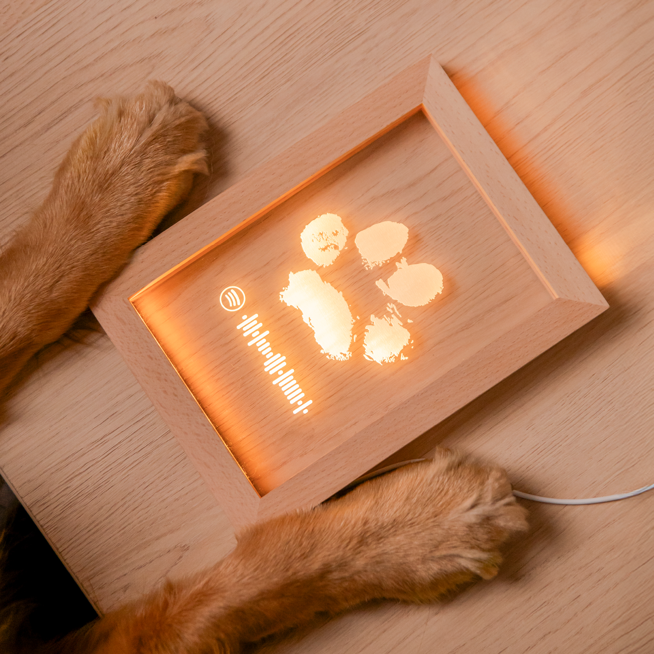 Portarretrato Huella Mascota