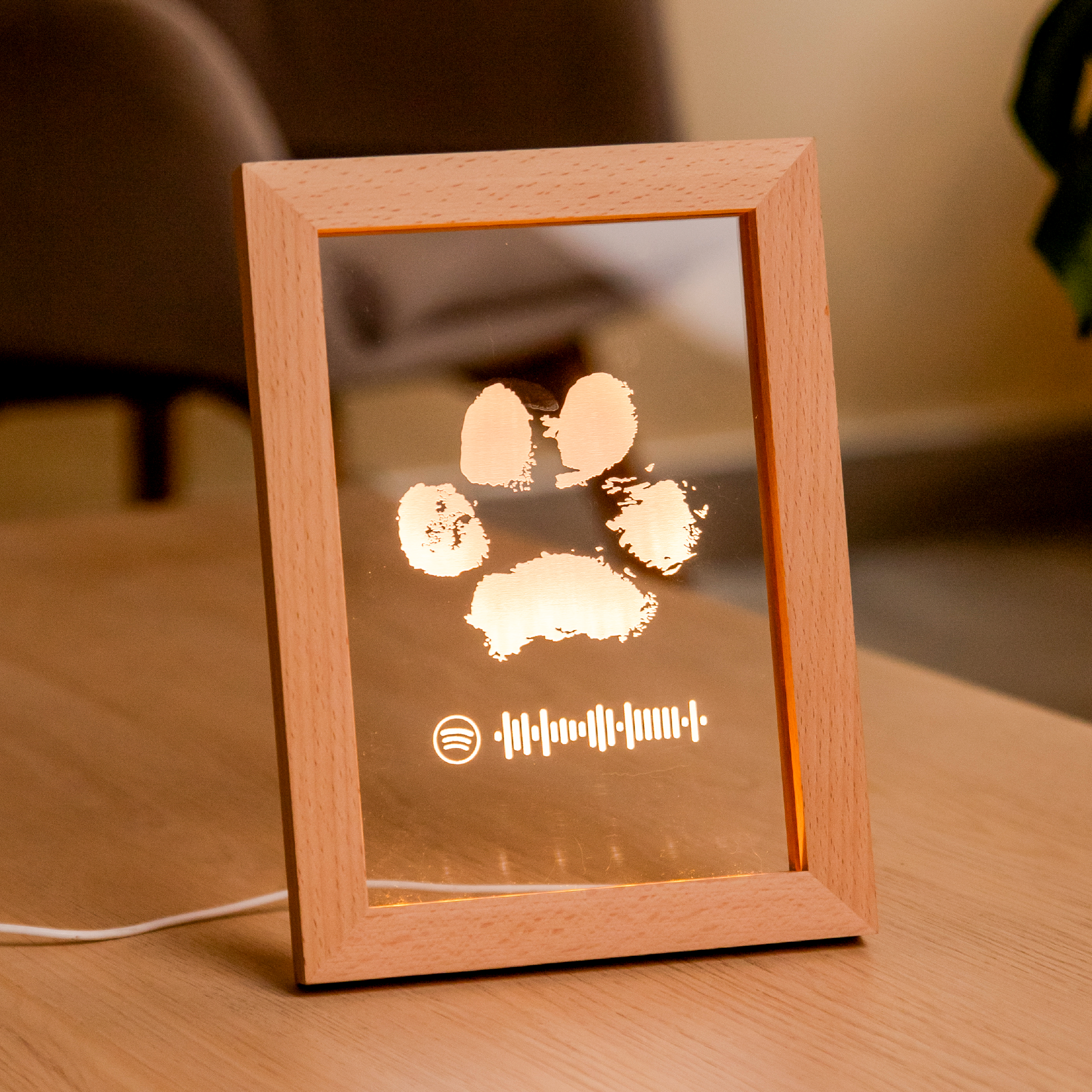 Portarretrato Huella Mascota