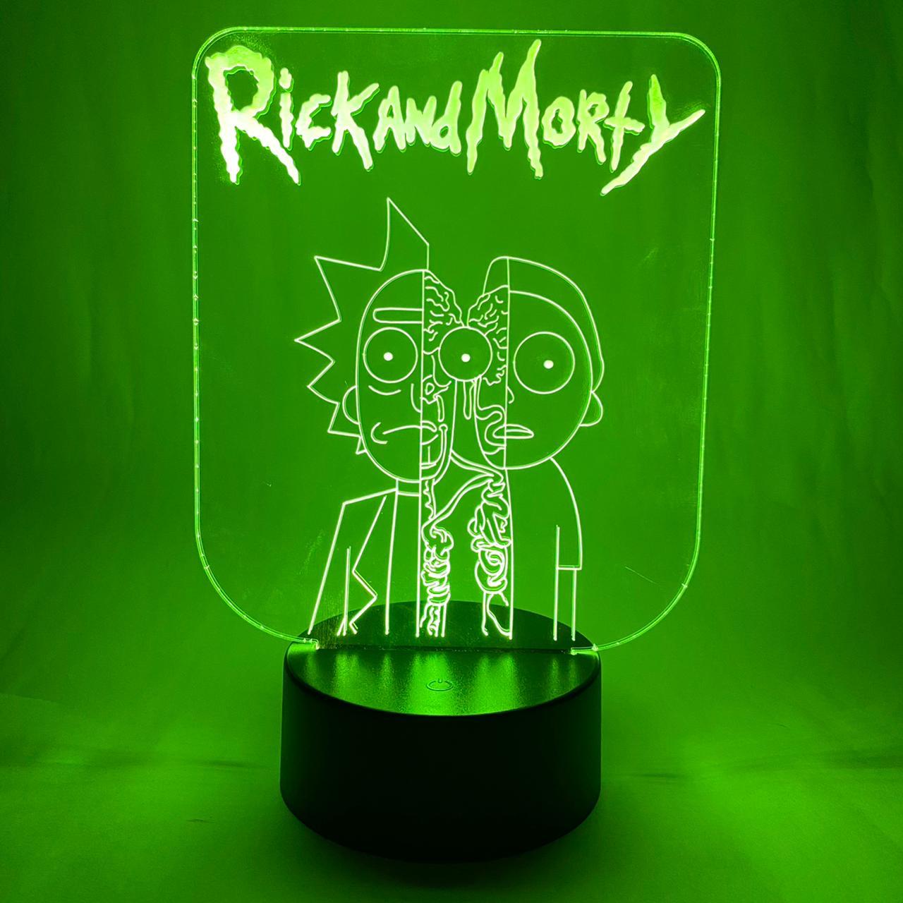 Lámpara Rick and Morty