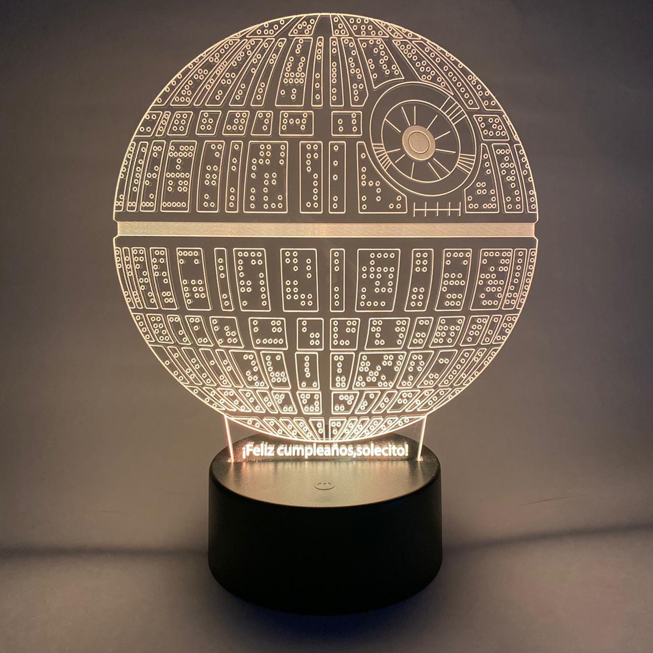 Lámpara Estrella de la Muerte