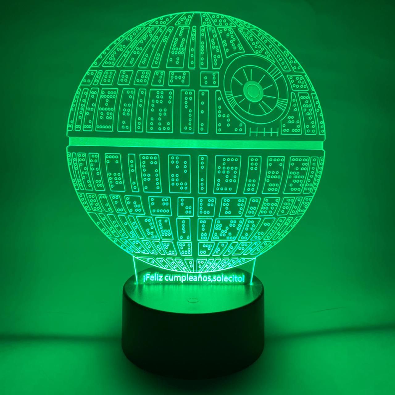 Lámpara Estrella de la Muerte