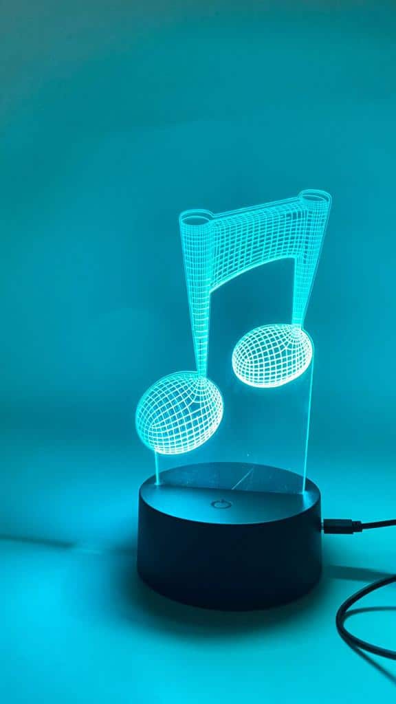 Lámpara Nota Musical