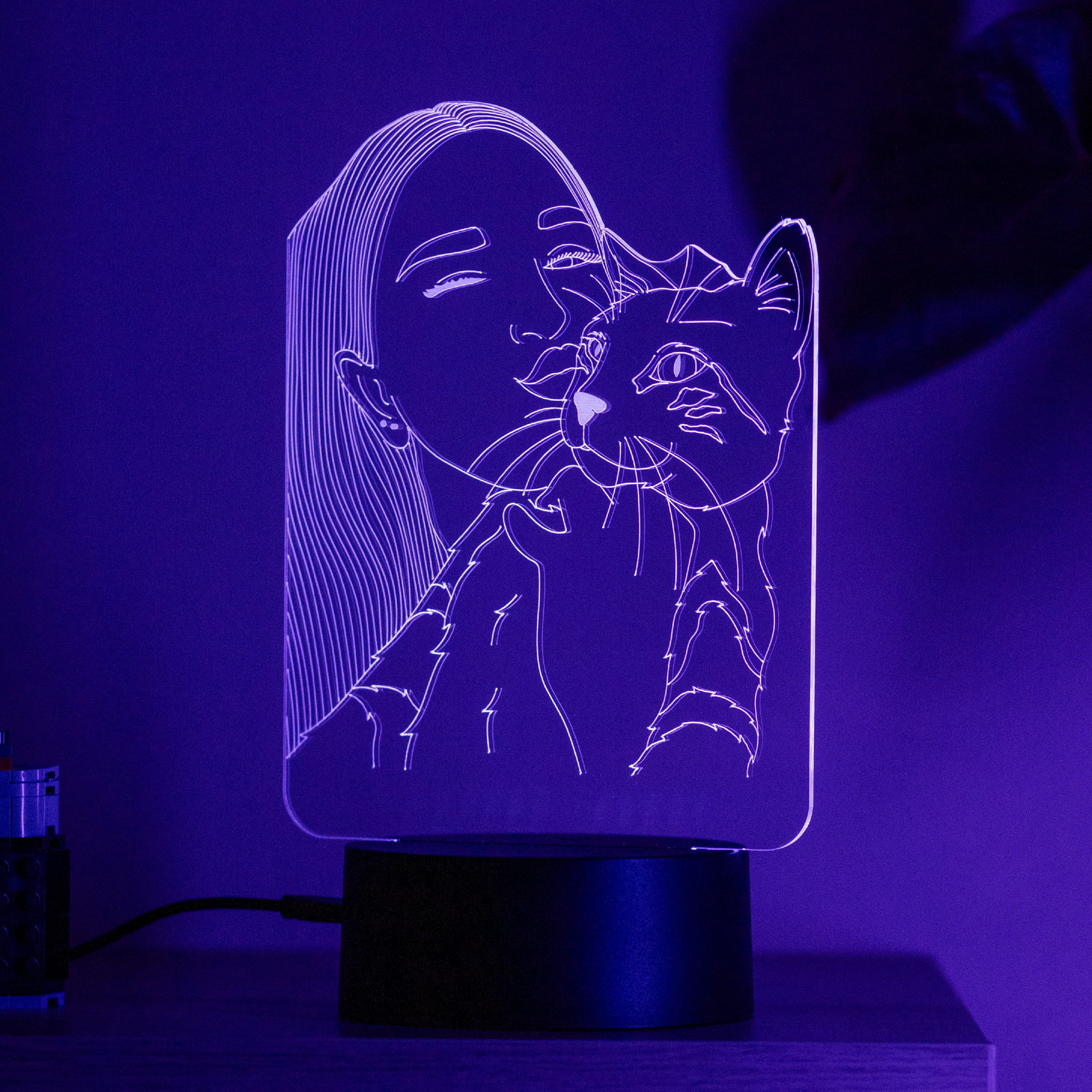 Lámpara Colores Brillón Mascota