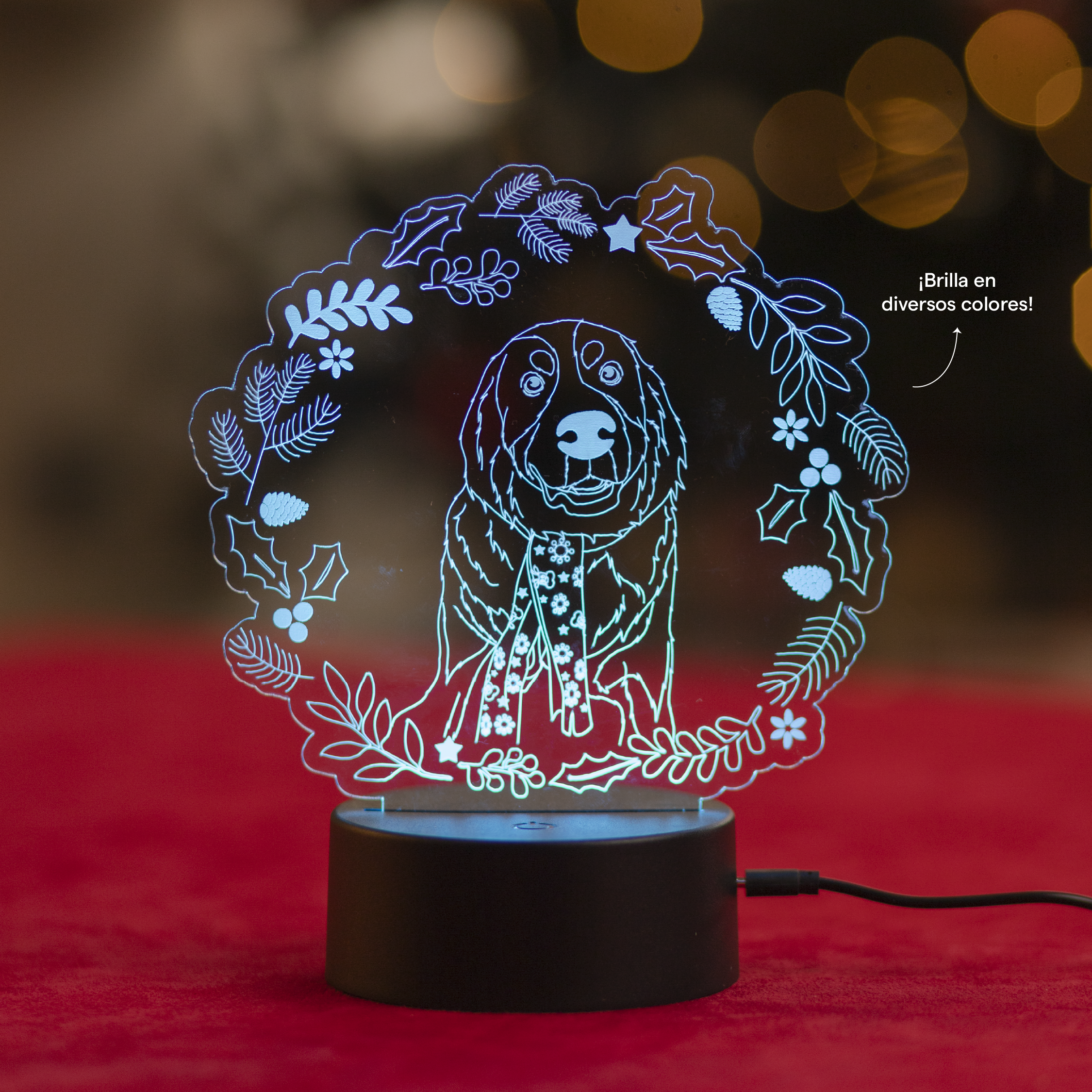 Lámpara colores Arco Navideño