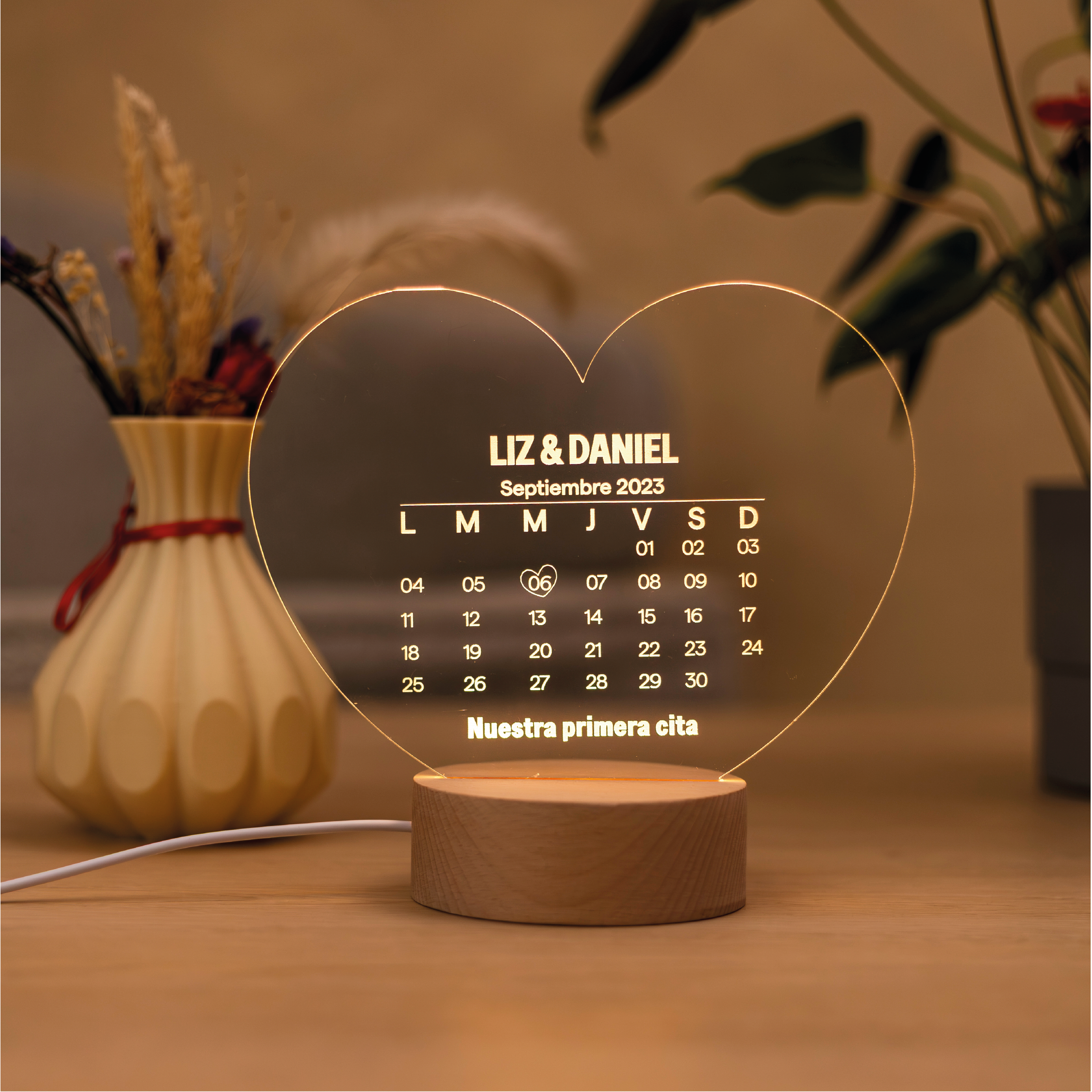 Lámpara Calendario
