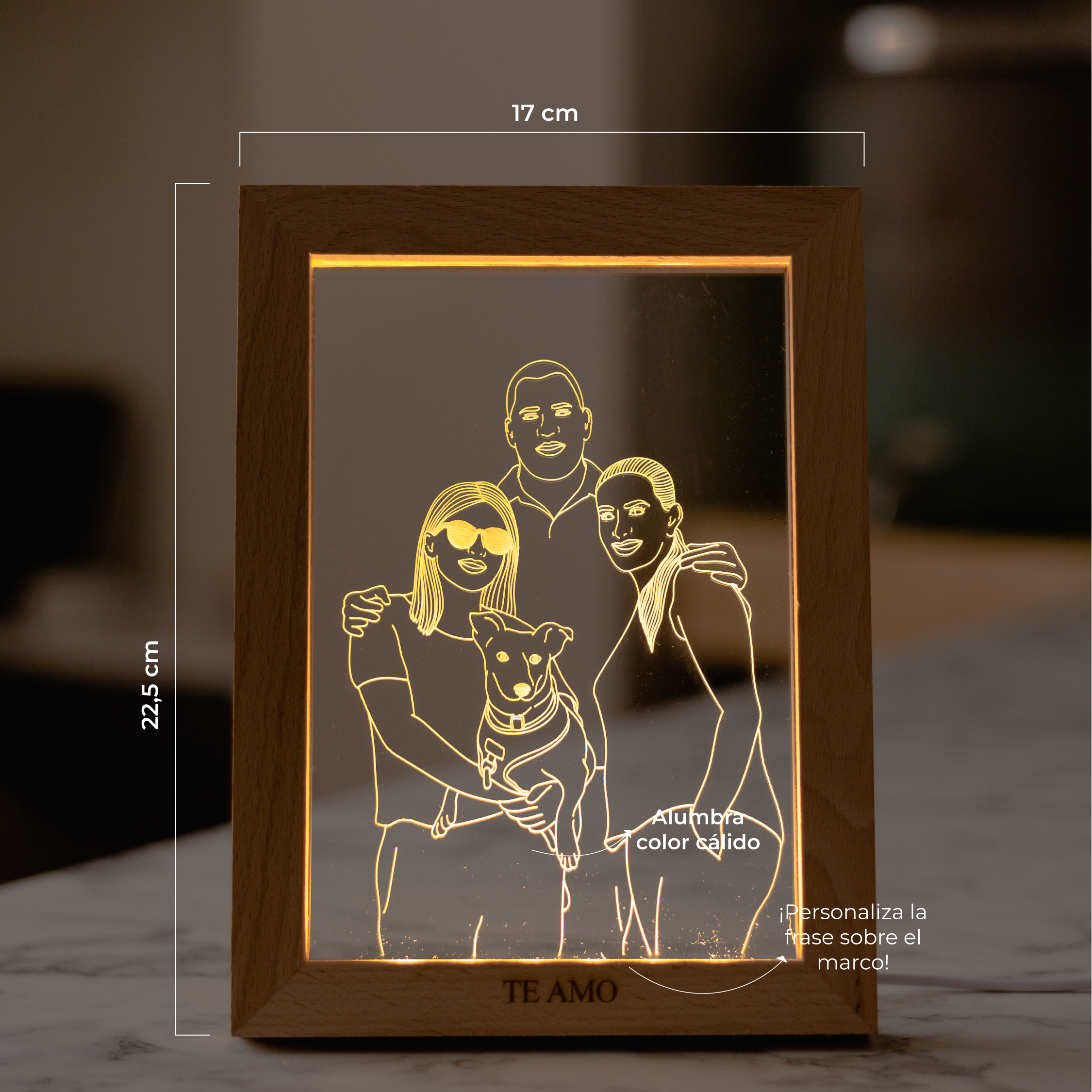 Portarretratos Personalizados Pareja