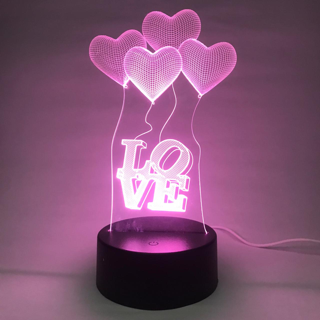 Lámpara led LOVE