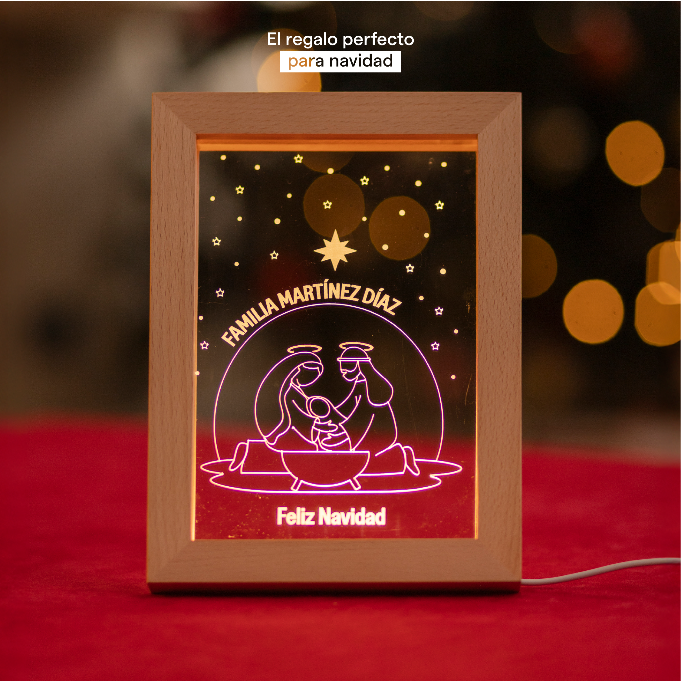 Lámpara Portarretrato Pesebre