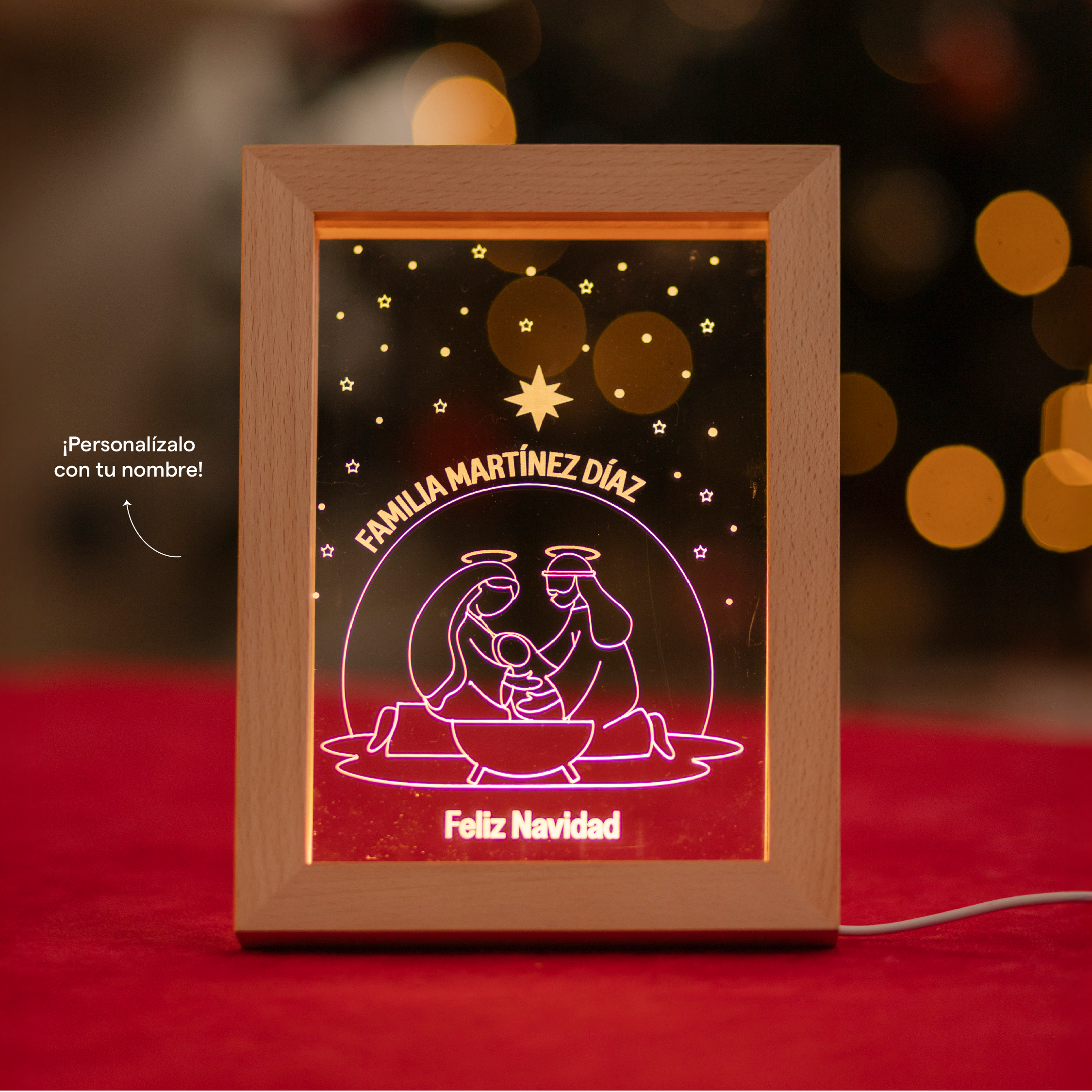 Lámpara Portarretrato Pesebre