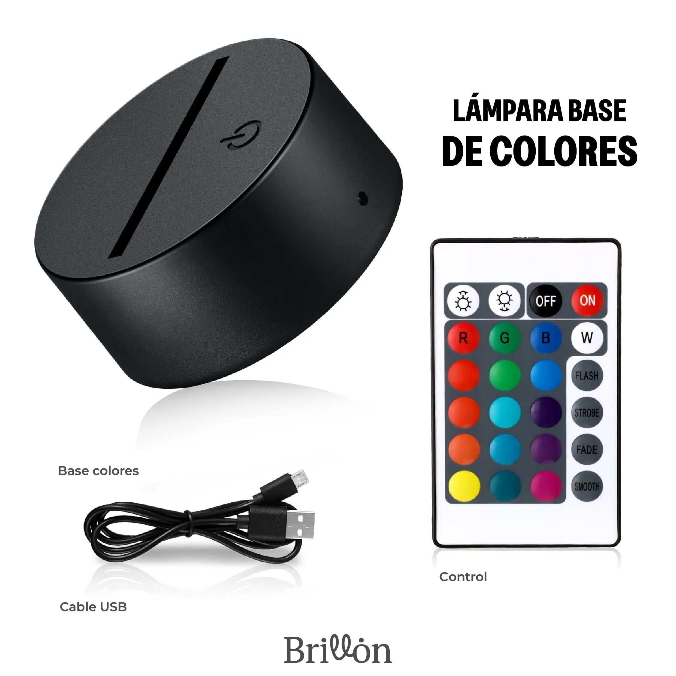 Lámpara colores Arco Papá
