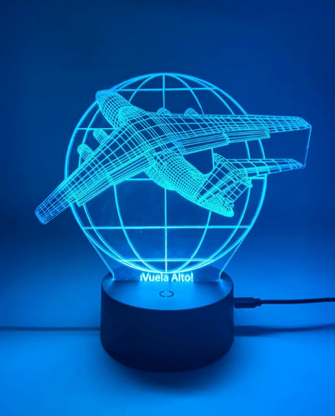 Lámpara Avión/Mundo
