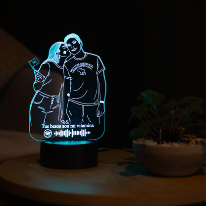 Lámpara Personalizada Reproductor Spotify – Brillón