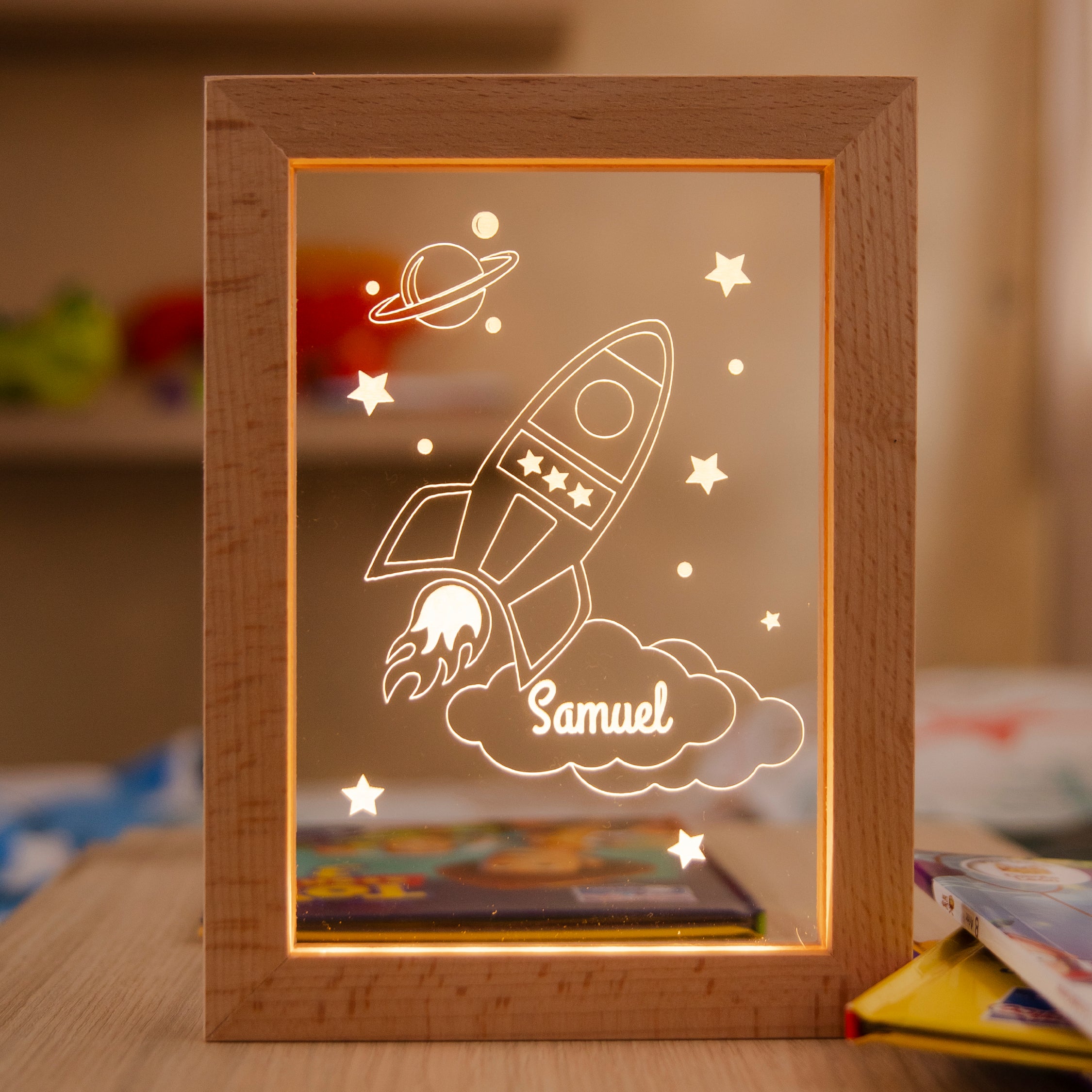 Lámpara Portarretrato Espacial