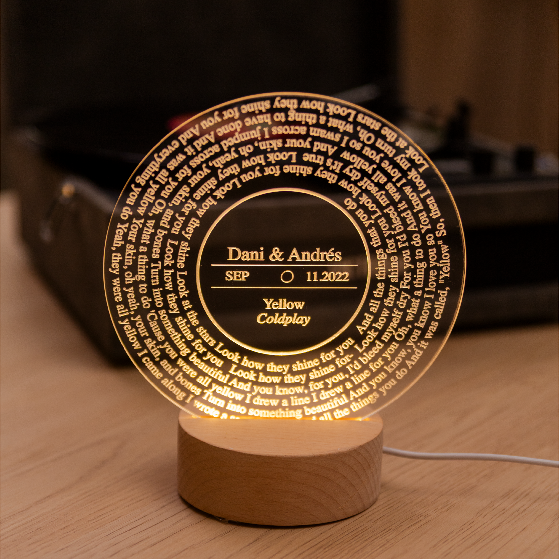 Vinilo Base de Madera