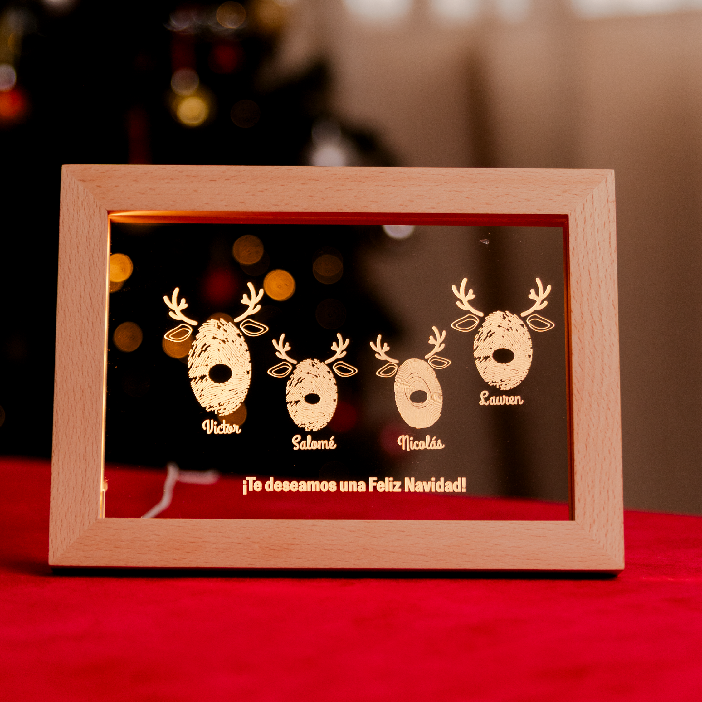 Lámpara Portarretrato Huellas Renos