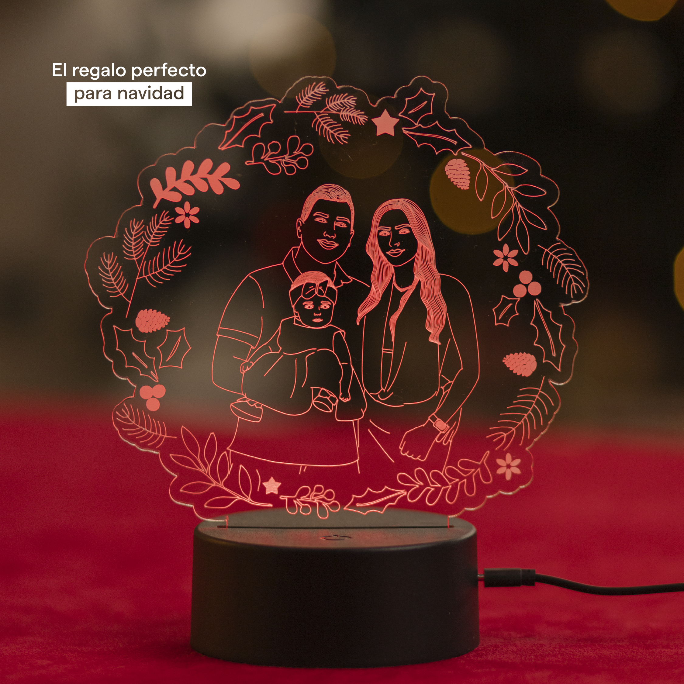 Lámpara colores Arco Navideño