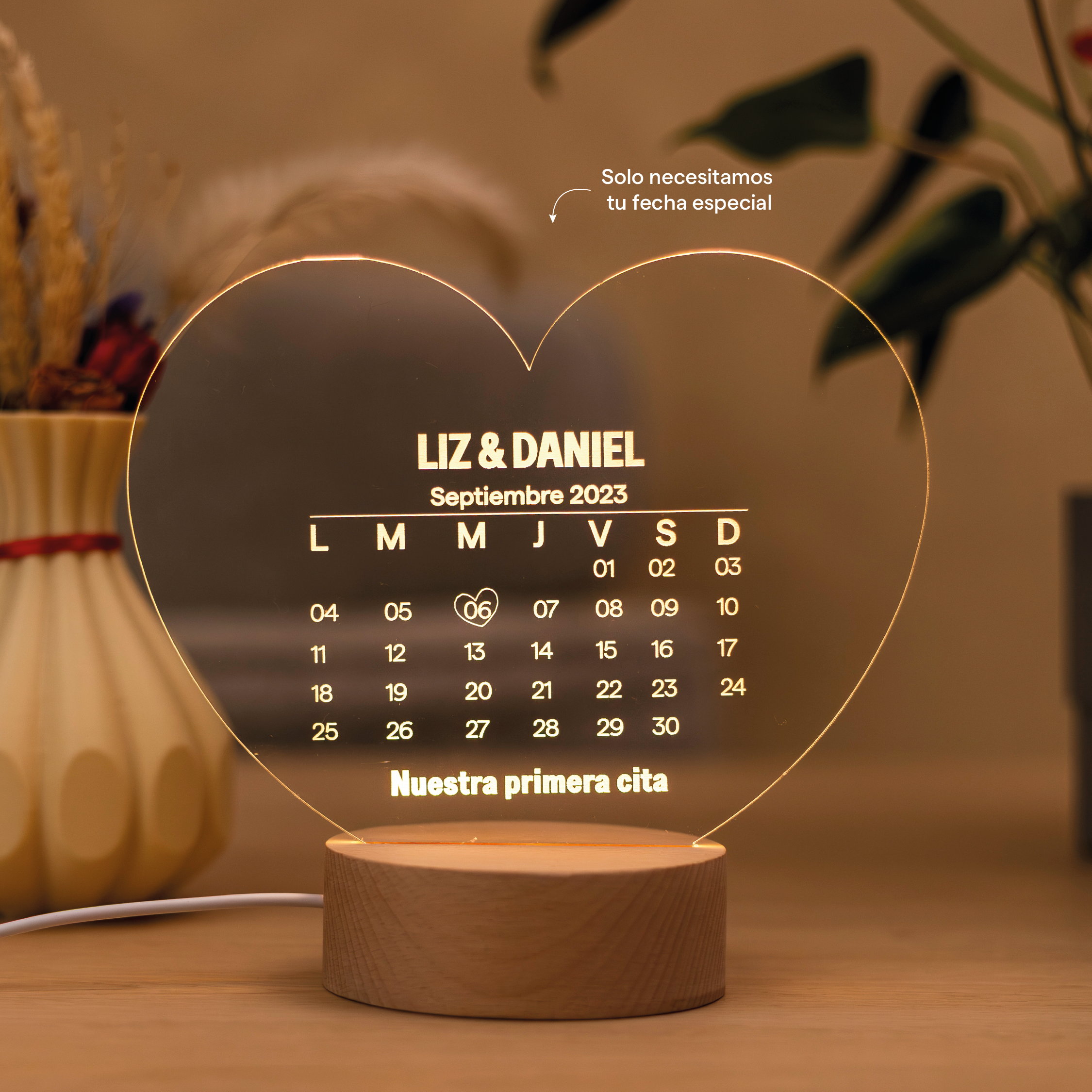 Lámpara Calendario