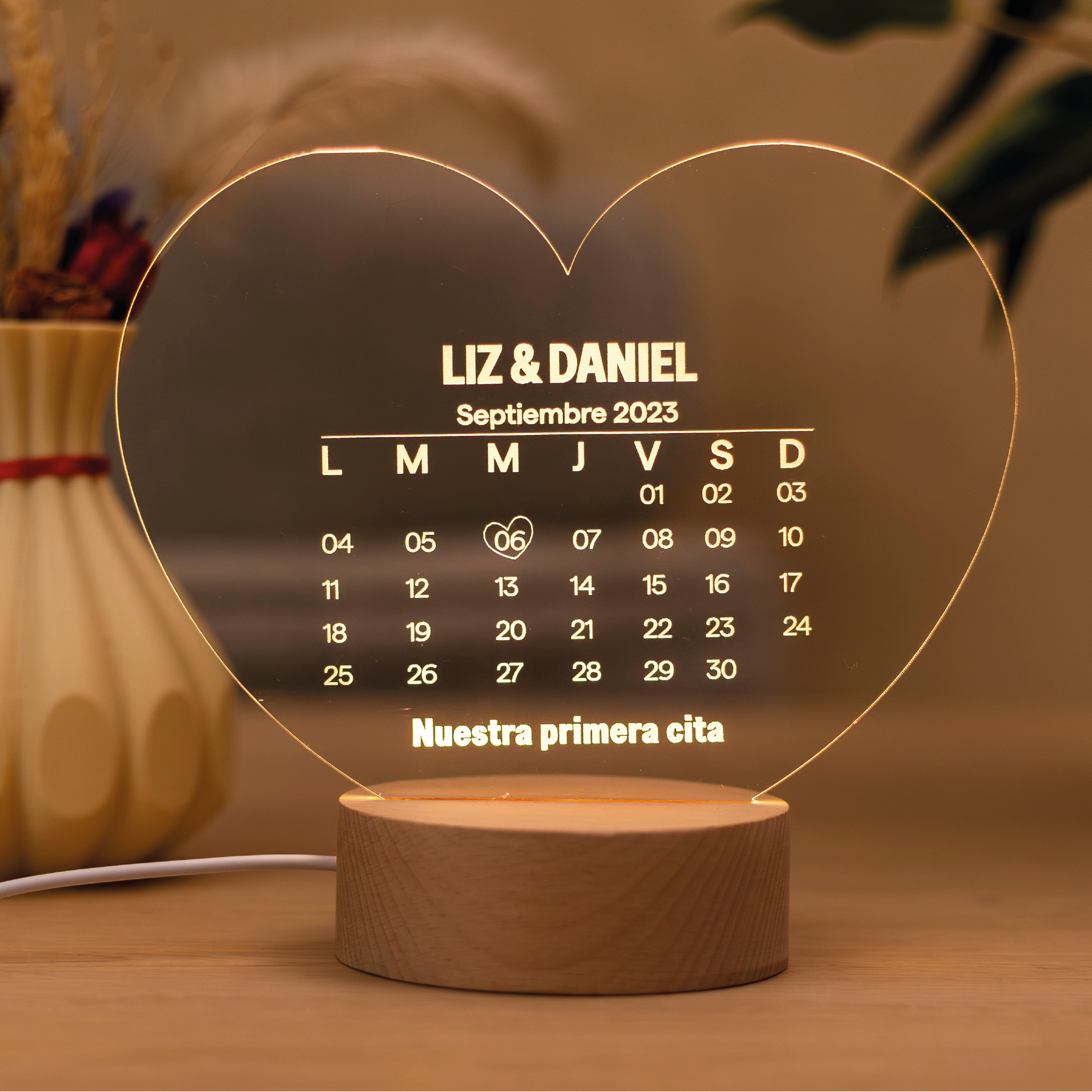 Lámpara Calendario